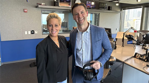 Patrick A. Salvi II and WGN Karen Conti